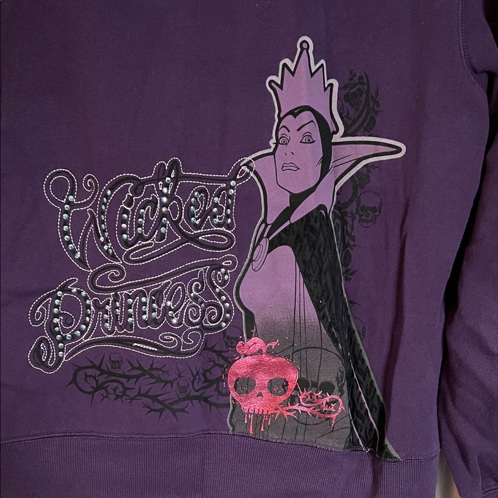 Purple Wicked Princess Hoodie with Embellished Design - Picture 6 of 11